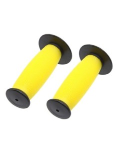 Mushroom Grips 7/8 long 115mm Black/yellow.